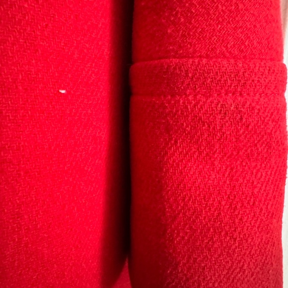 J. Crew Women's Bold Red City Coat Wool Blend - Picture 12 of 13